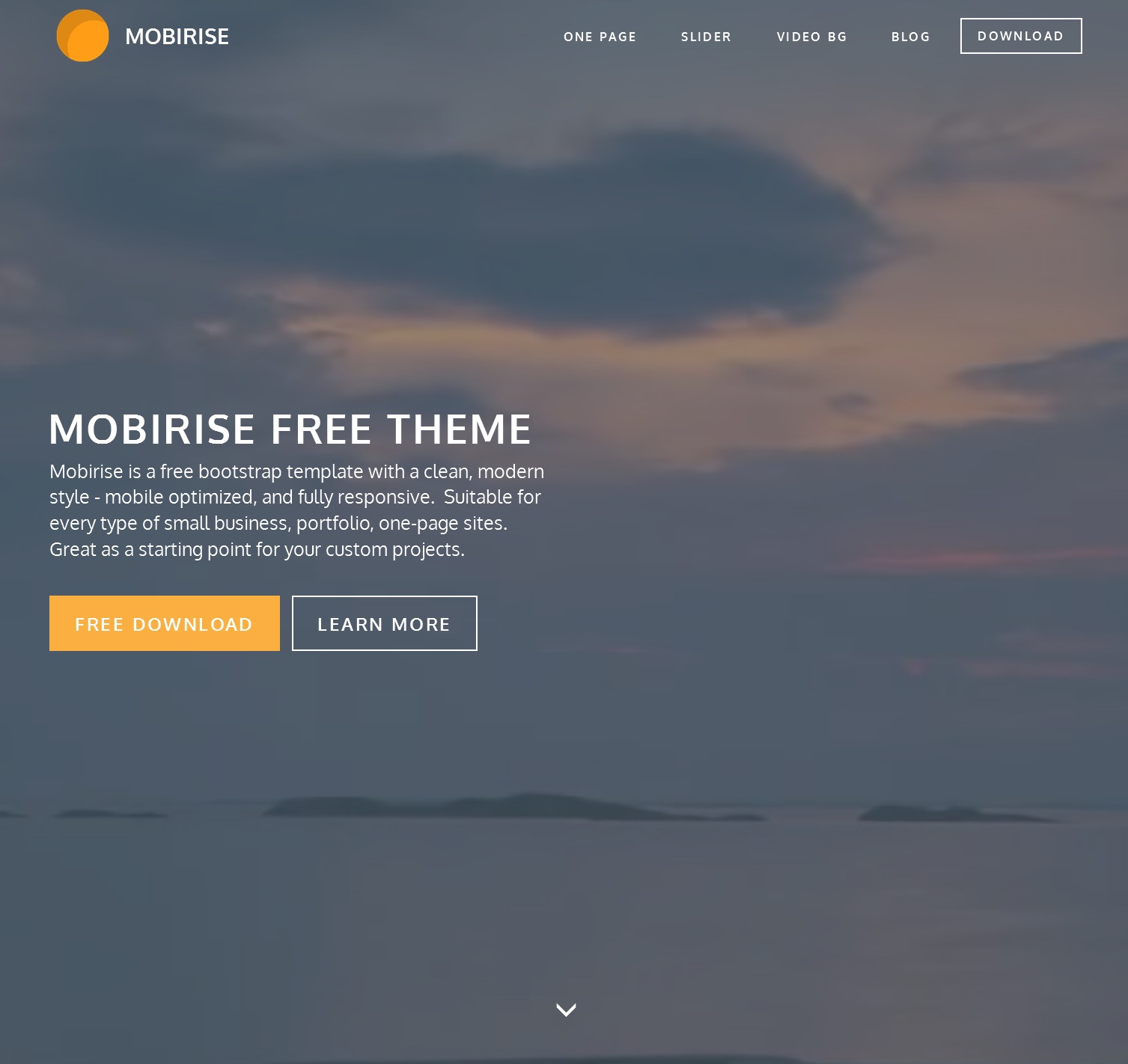 Free Download Bootstrap Single Page Theme