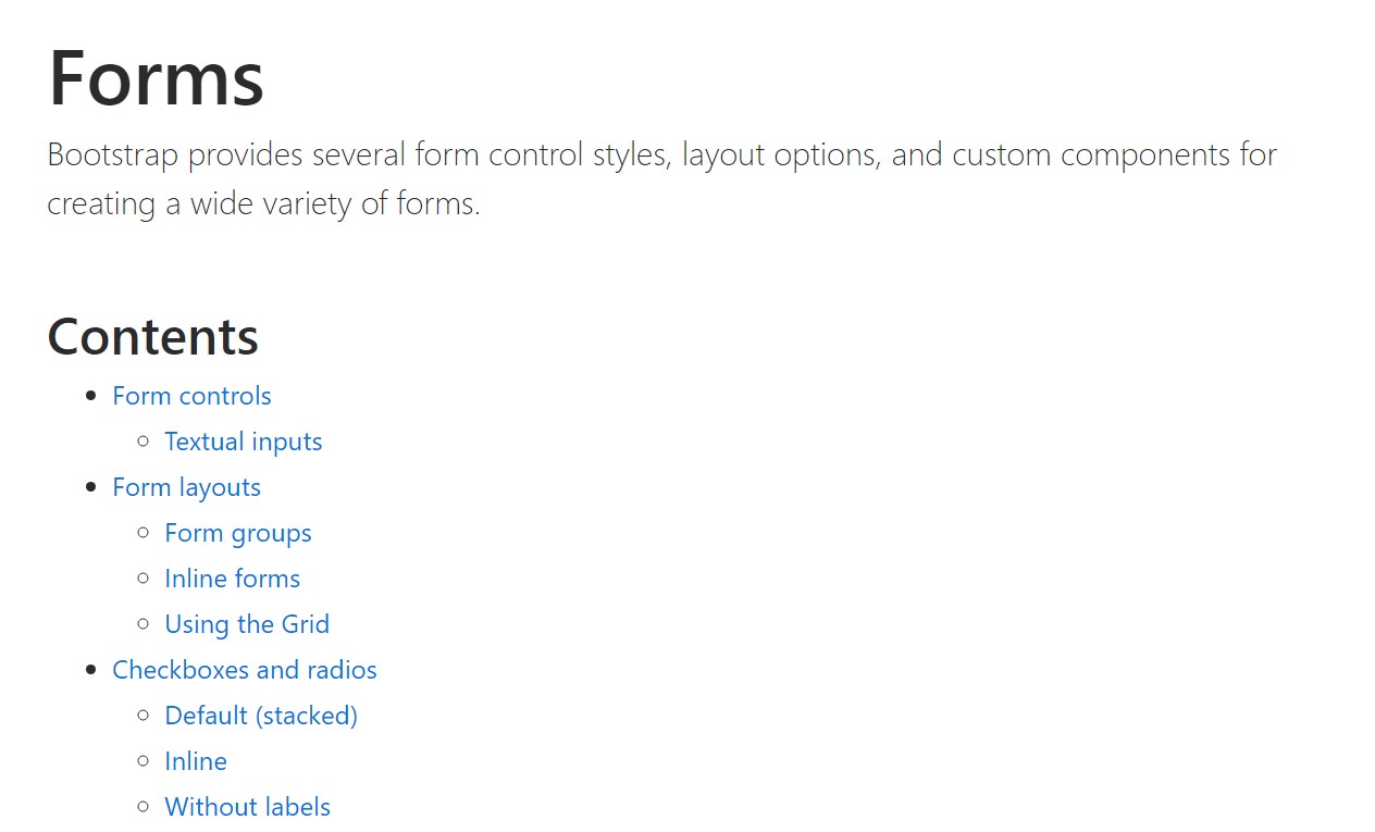  Handling of the label in in Bootstrap Forms:  formal  information