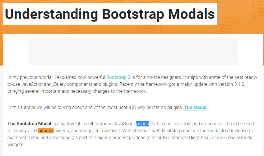 Another  beneficial  content about Bootstrap Modal Popup